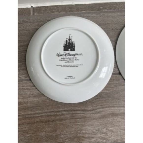 vintage Disney World collectible plates, lot of 2, 30th Anniversary, Cinderella - Picture 5 of 6